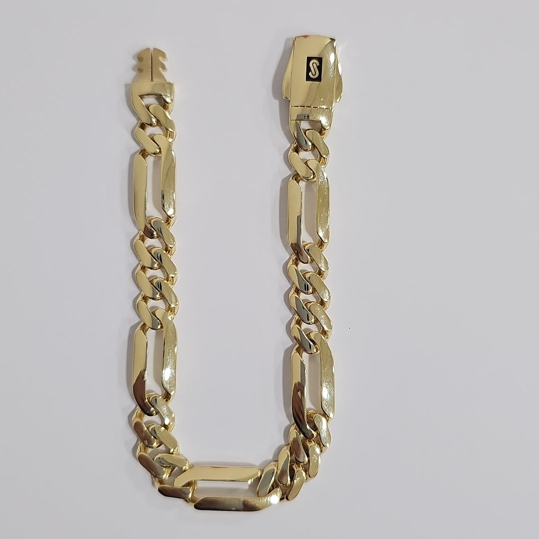 PULSERA MONACO ORO 14K 9 (NUEVO)