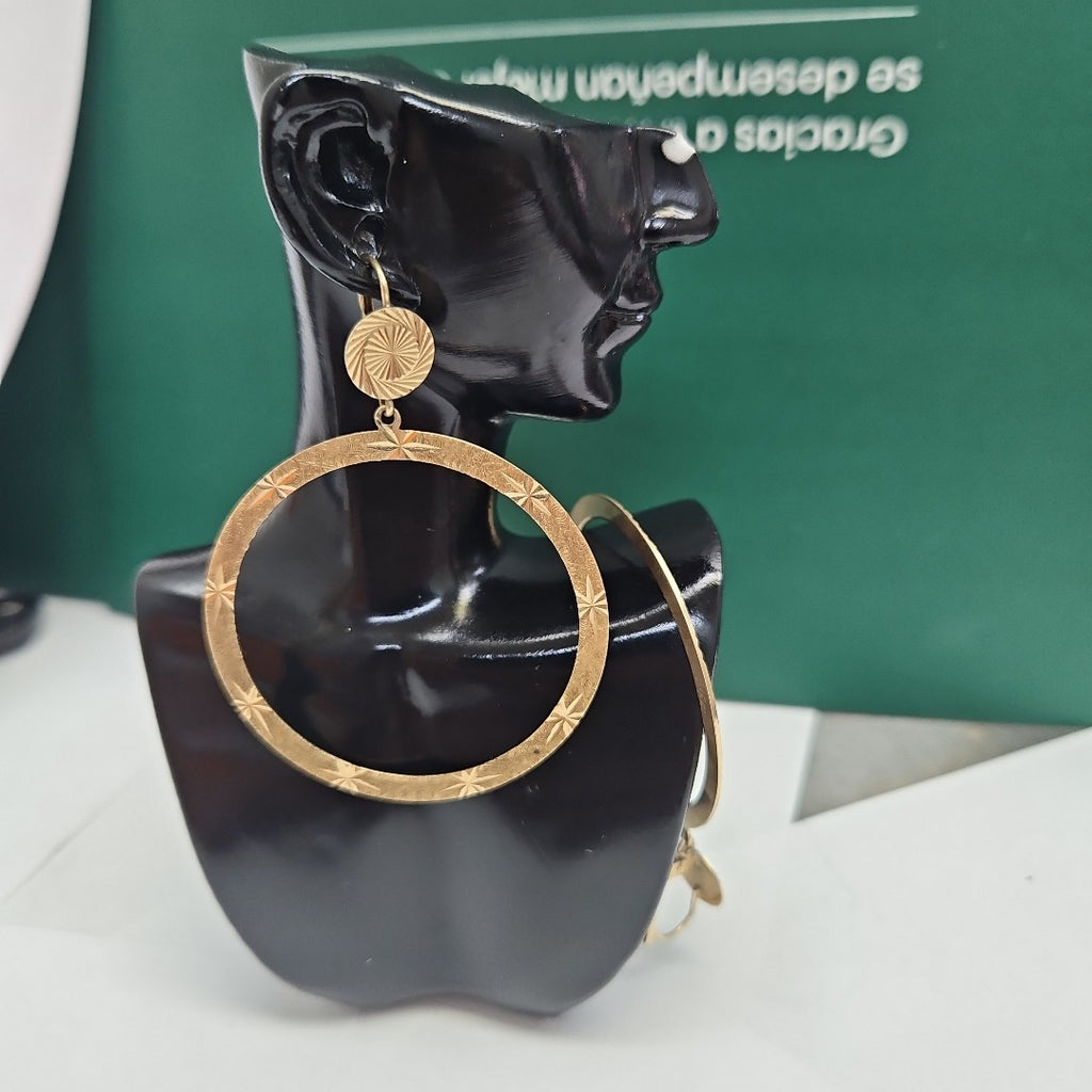 ARETES PAR ORO 10 K 7,50 GRMS (SEMINUEVO)