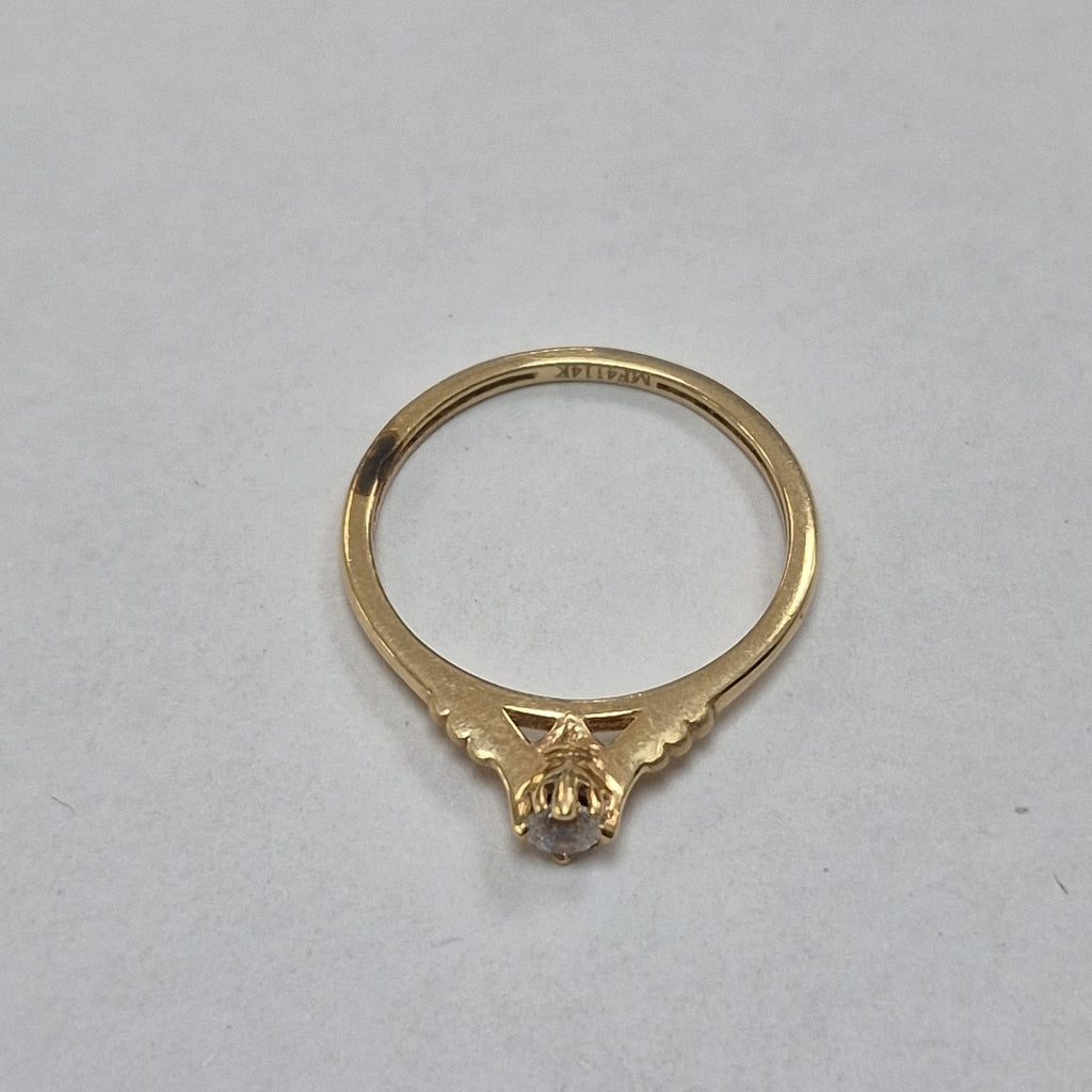SOLITARIO ORO 14 K 1.5 GRMS (SEMINUEVO)