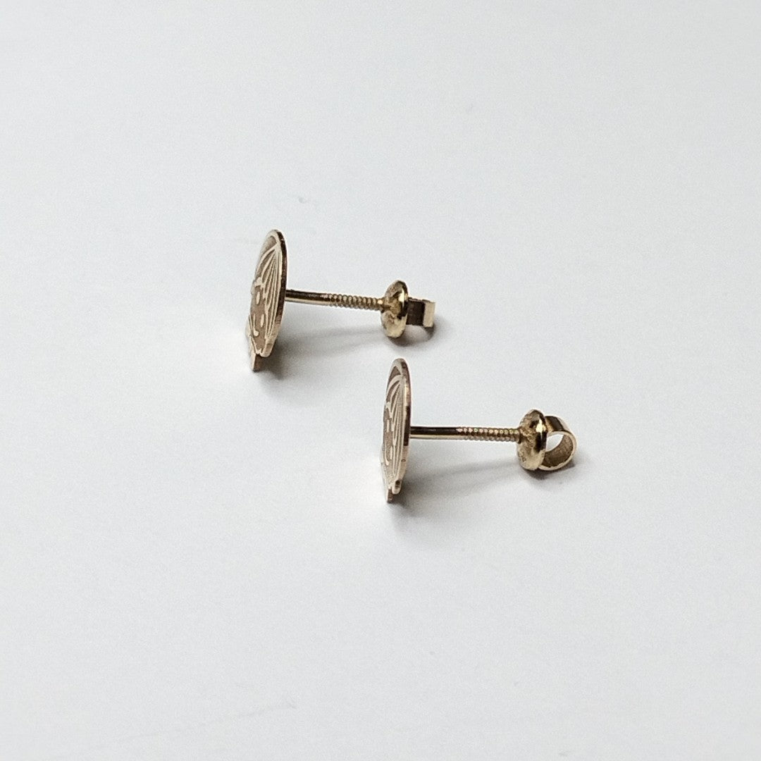 ARETES PAR ORO 14 K 0.9 GRMS (SEMINUEVO)