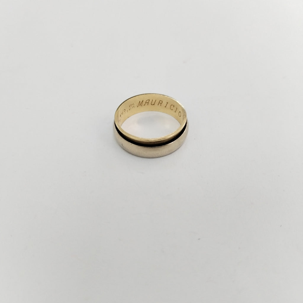 ARGOLLA ORO PLATINO 14 K 3,10 GRMS (SEMINUEVO)