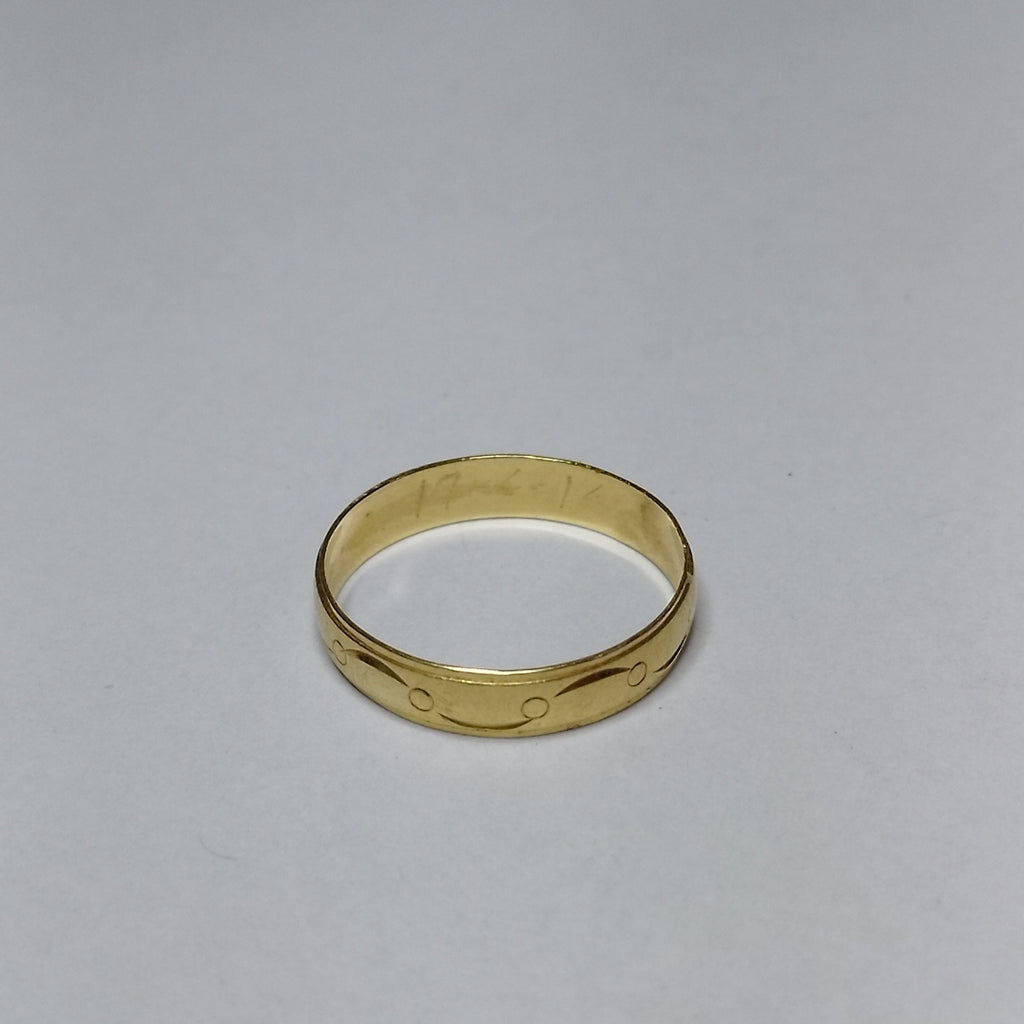 ARGOLLA ORO 14 K 1.3 GRMS (SEMINUEVO)
