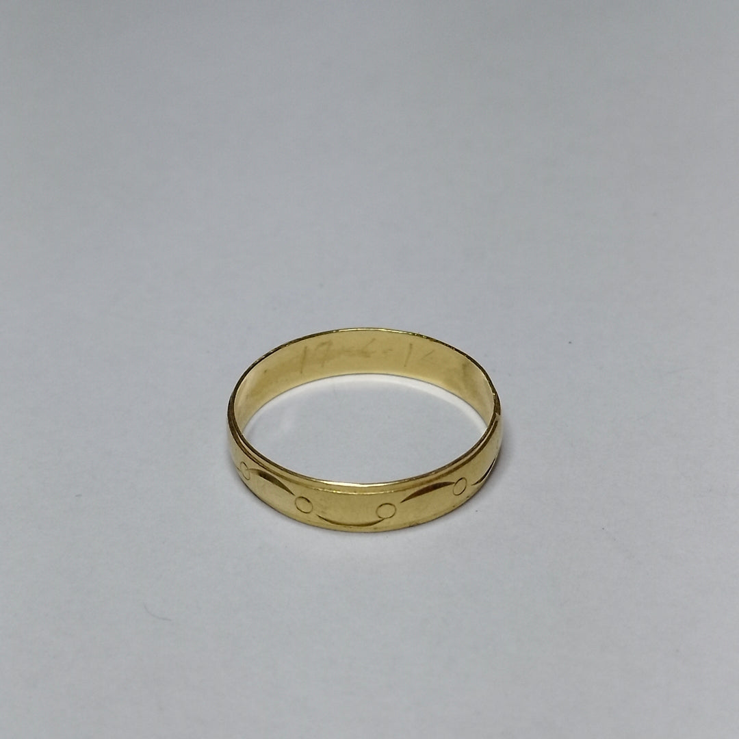 ARGOLLA ORO 14 K 1.3 GRMS (SEMINUEVO)