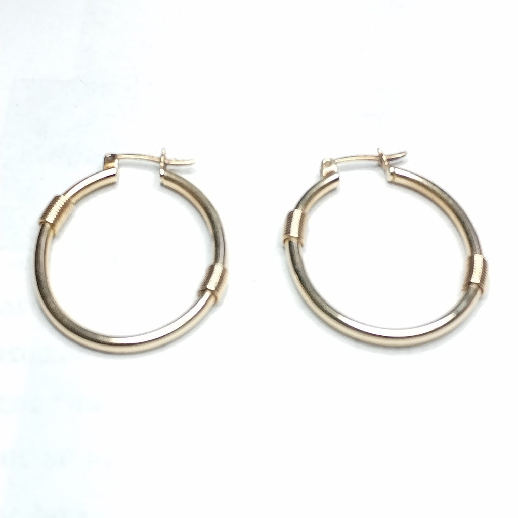 ARRACADAS PAR ORO 14 K 3,90 GRMS (SEMINUEVO)