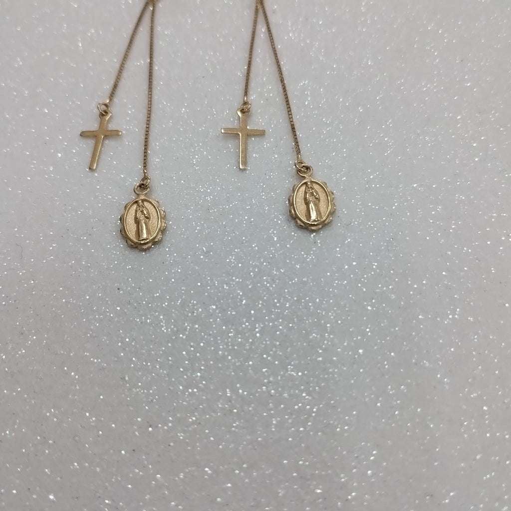 ARETES PAR ORO 14 K 2,50 GRMS (SEMINUEVO)