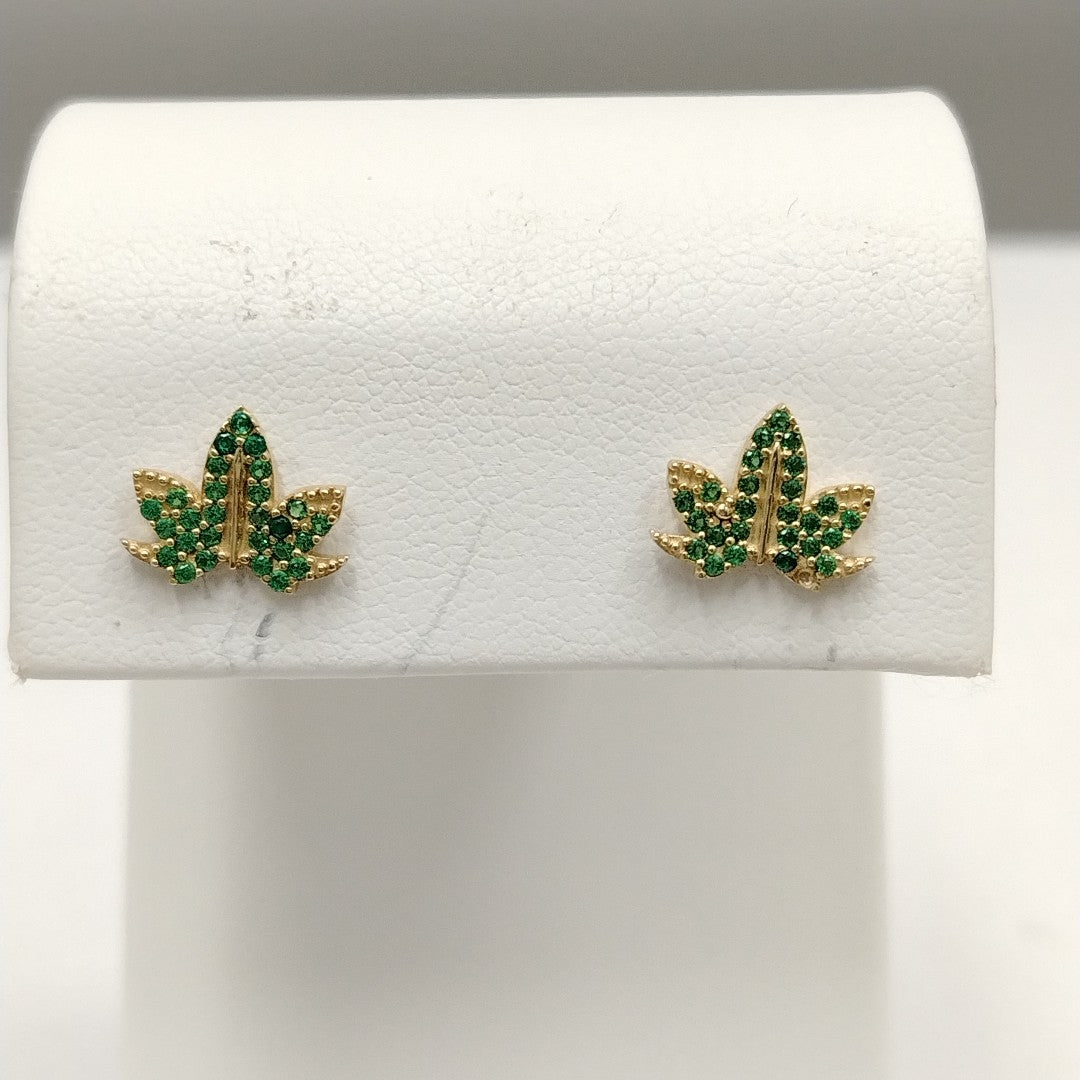 BROQUELES ORO 14K 1.5 (NUEVO)