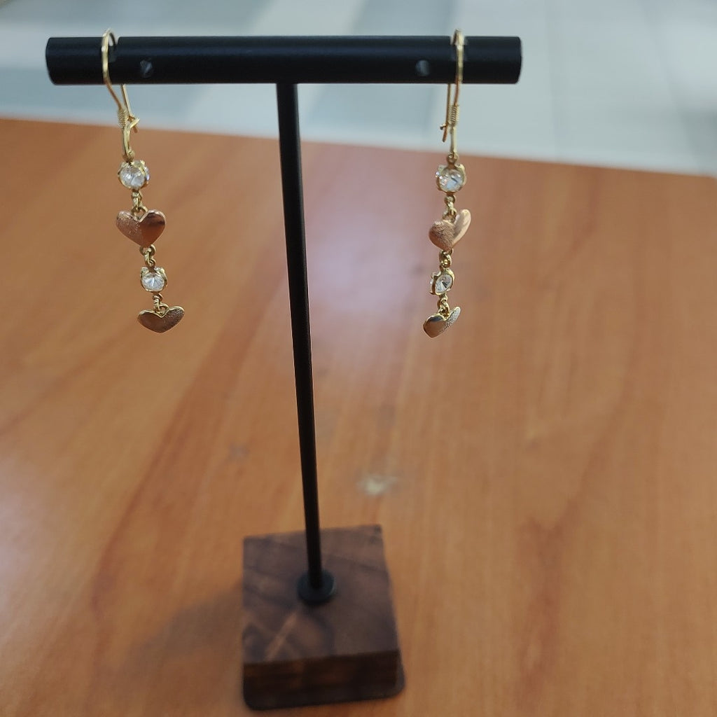ARETES PAR ORO 14 K 1.3 GRMS (SEMINUEVO)