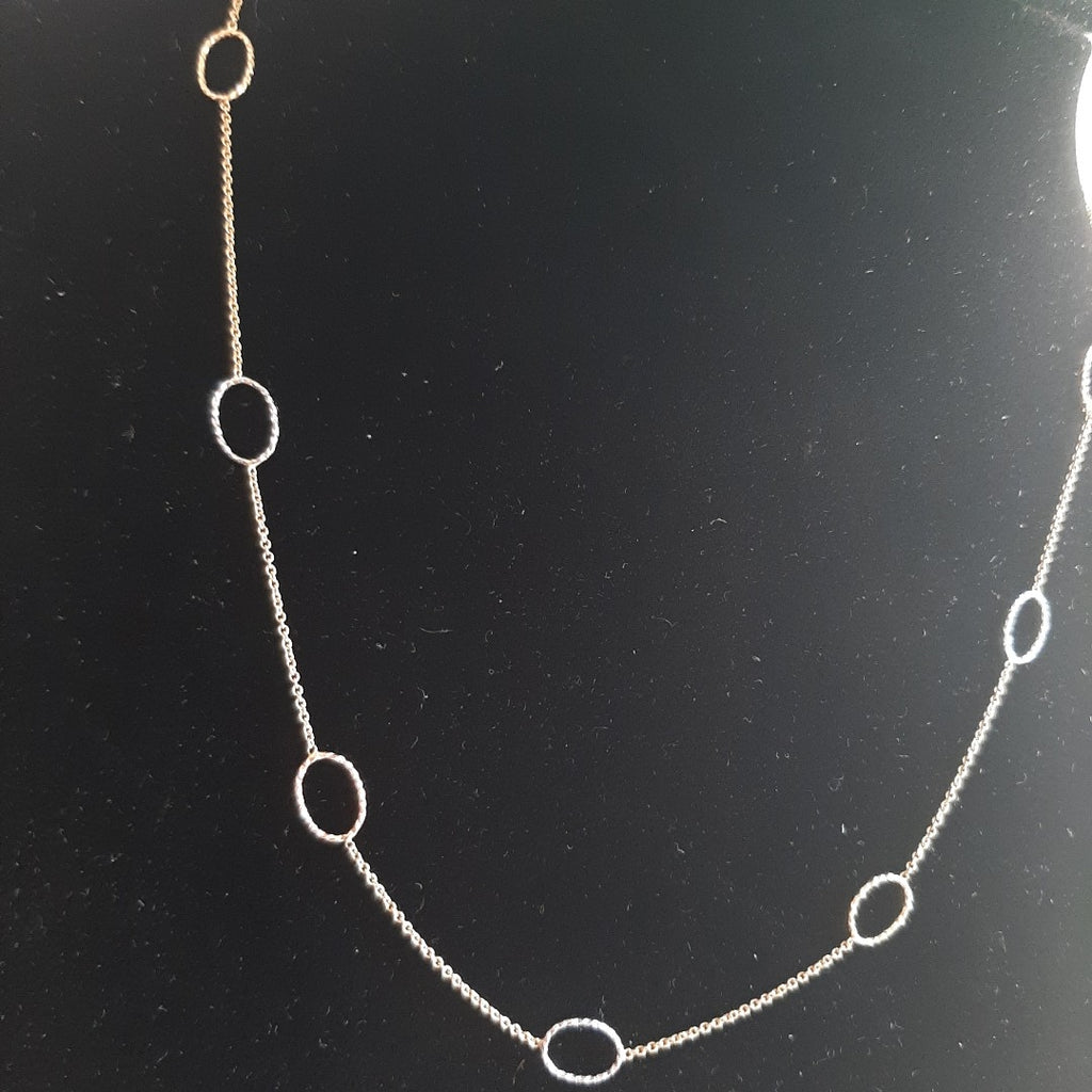 GARGANTILLA ORO COMBINADO 14 K 2,00 GRMS (SEMINUEVO)