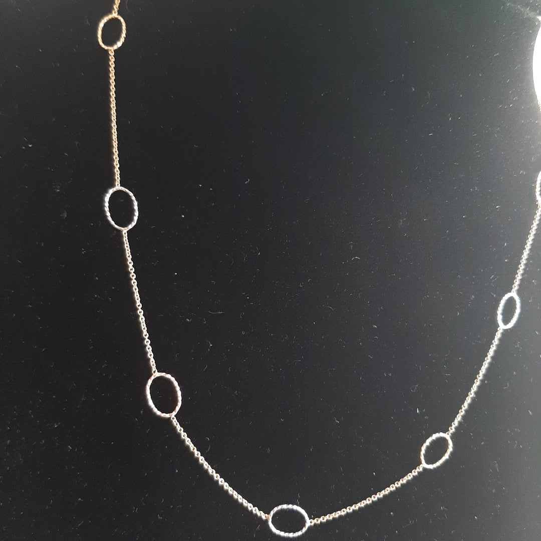 GARGANTILLA ORO COMBINADO 14 K 2,00 GRMS (SEMINUEVO)