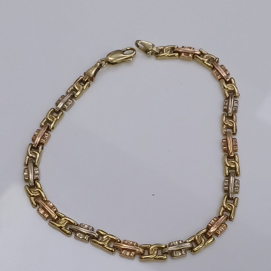 PULSERA ORO 14 K 4.9 GRMS (SEMINUEVO)