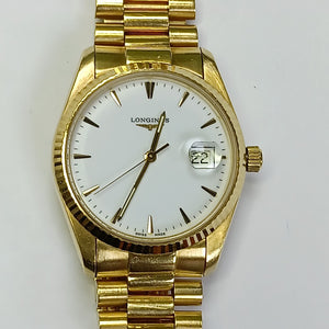 RELOJ CAJA Y PULSO ORO ORO 18 K 98.7 GRMS (SEMINUEVO)