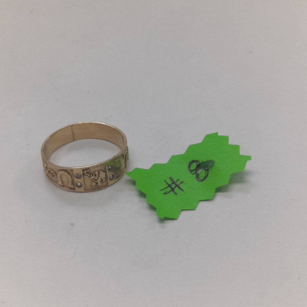 ARGOLLA DE LA SUERTE ORO 14 K 3,00 GRMS (SEMINUEVO)