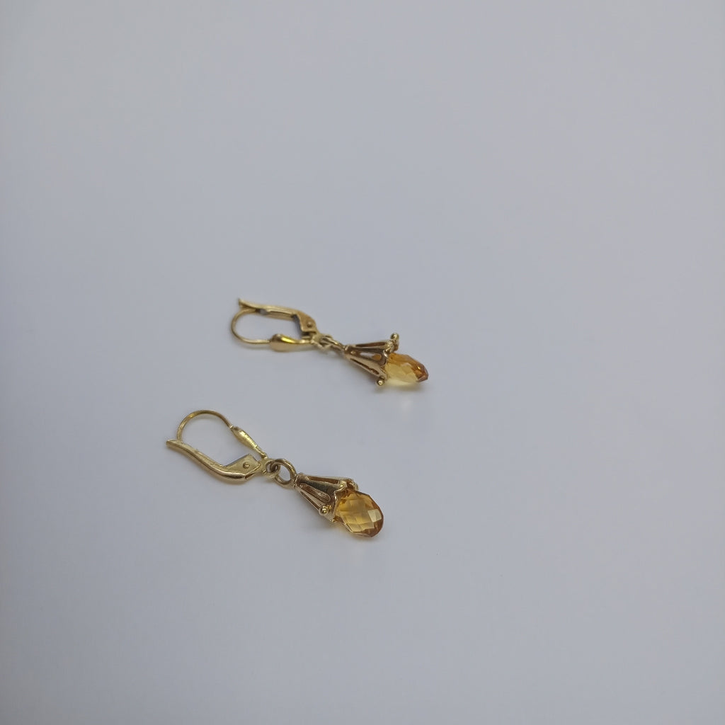 ARETES PAR ORO 14 K 3,00 GRMS (SEMINUEVO)