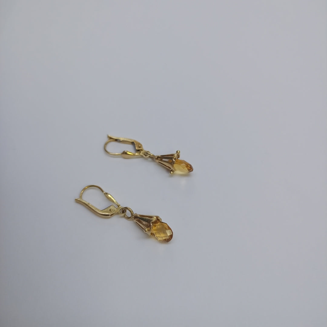 ARETES PAR ORO 14 K 3,00 GRMS (SEMINUEVO)