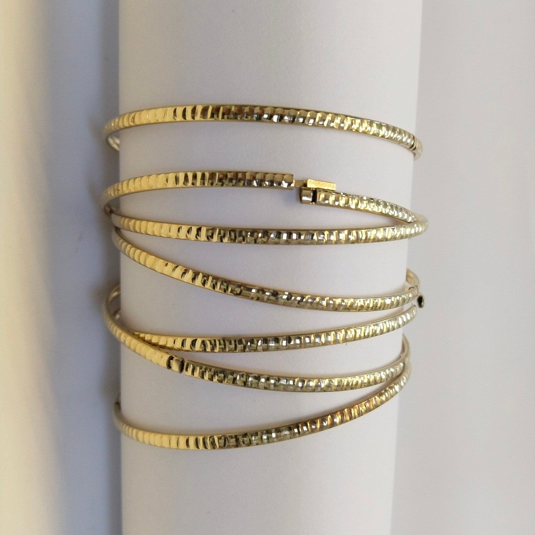 SEMANARIO DE PULSERAS ORO 14 K 25.9 GRMS (SEMINUEVO)