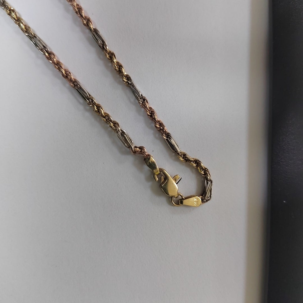 CADENA ORO 14 K 4.9 GRMS (SEMINUEVO)