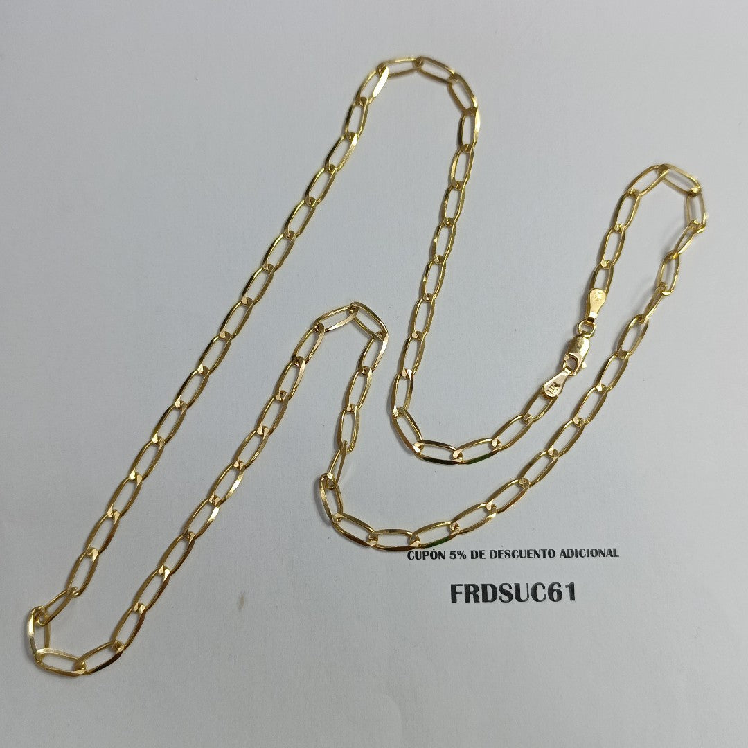 CADENA TEJIDO ESLABONES 10.9G 60 CM (NUEVO)