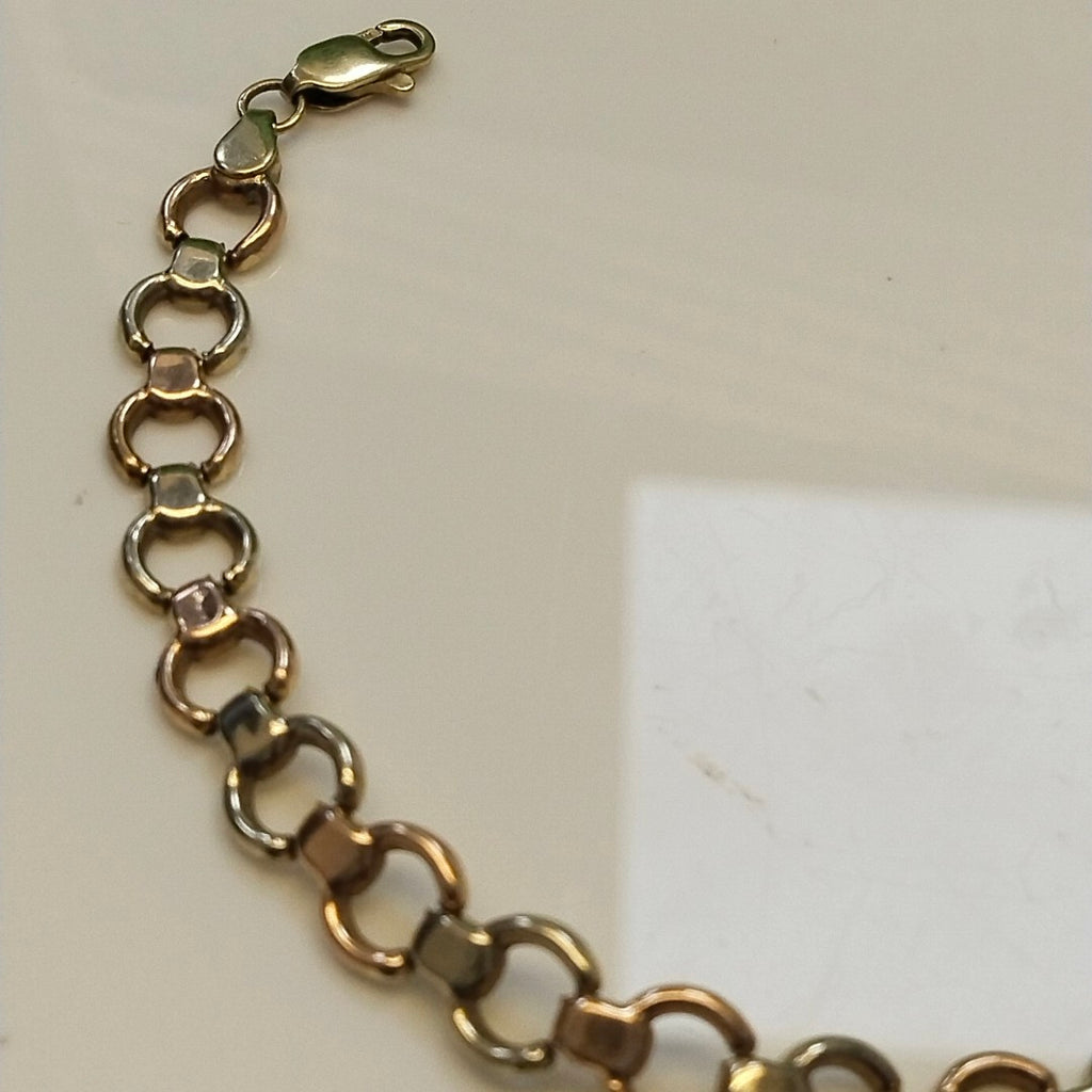 PULSERA ORO, ORO COMBINADO 14 K 6 GRMS (SEMINUEVO)