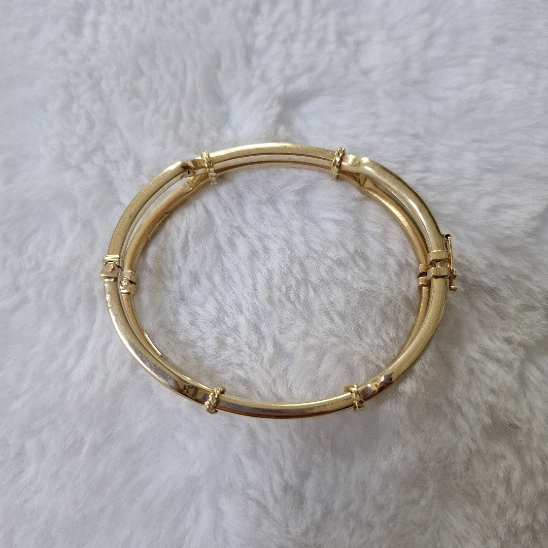 PULSERA RIGIDA ORO 14 K 11.1 GRMS (SEMINUEVO)