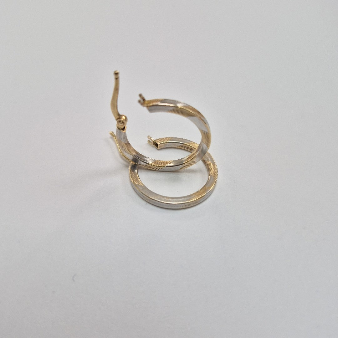 ARRACADAS PAR ORO 14 K 2.7 GRMS (SEMINUEVO)