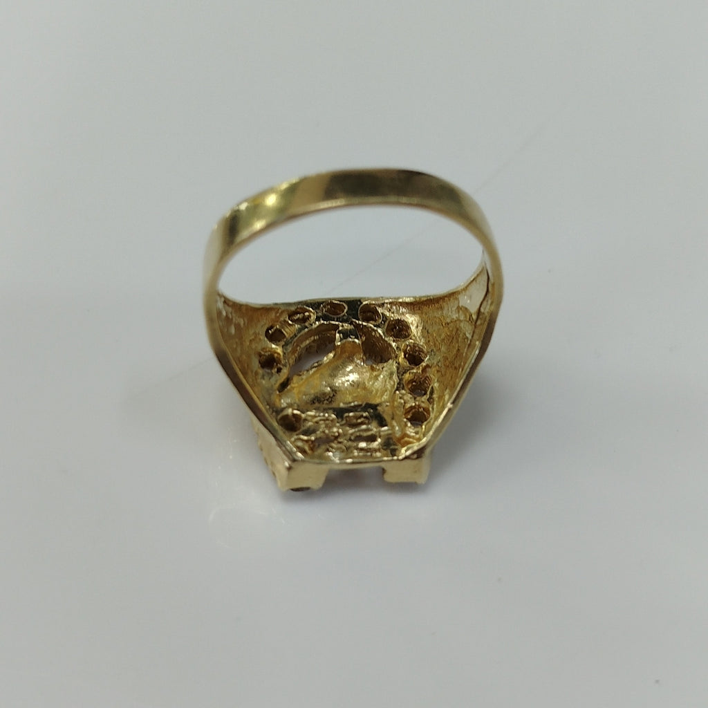 ANILLO ORO 14 K 9 GRMS (SEMINUEVO)