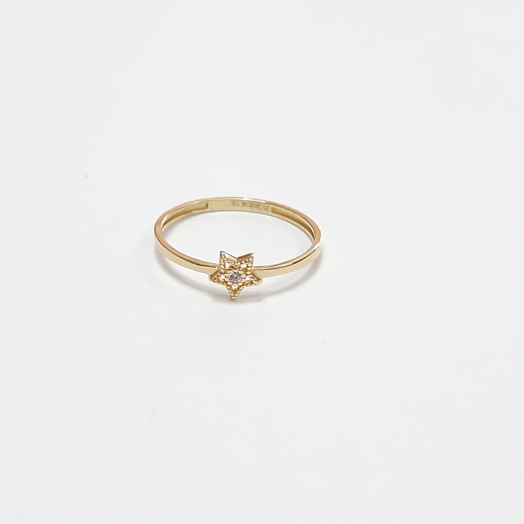 ANILLOS DAMA ORO 14K 0.8 (NUEVO)