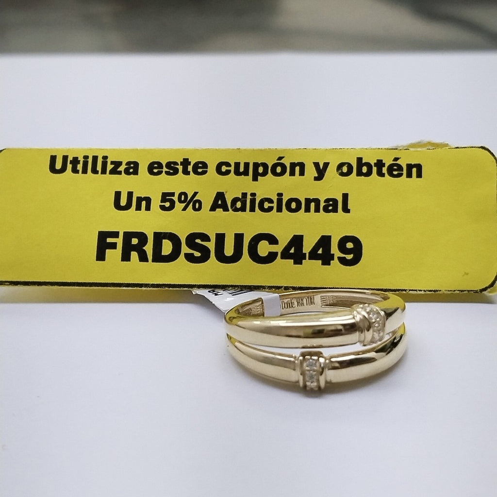 ANILLOS DAMA ORO 14K 2 (NUEVO)