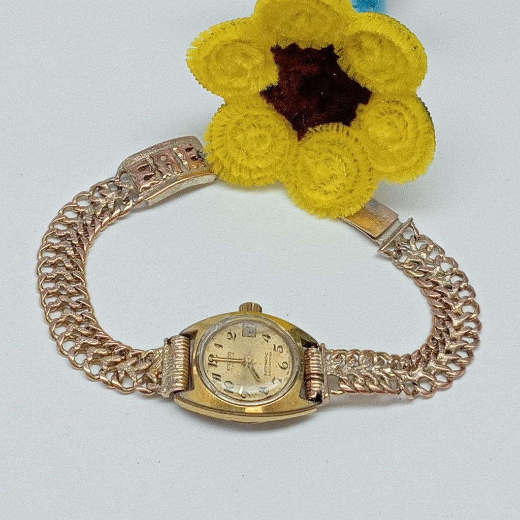 RELOJ CAJA ACERO PULSO ORO ORO 8 K 31,40 GRMS (SEMINUEVO)