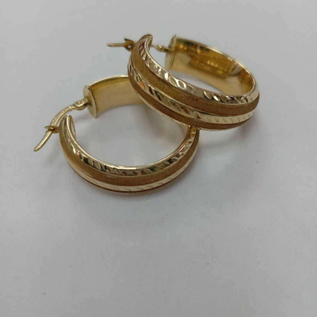 ARRACADAS PAR ORO 14 K 4.1 GRMS (SEMINUEVO)