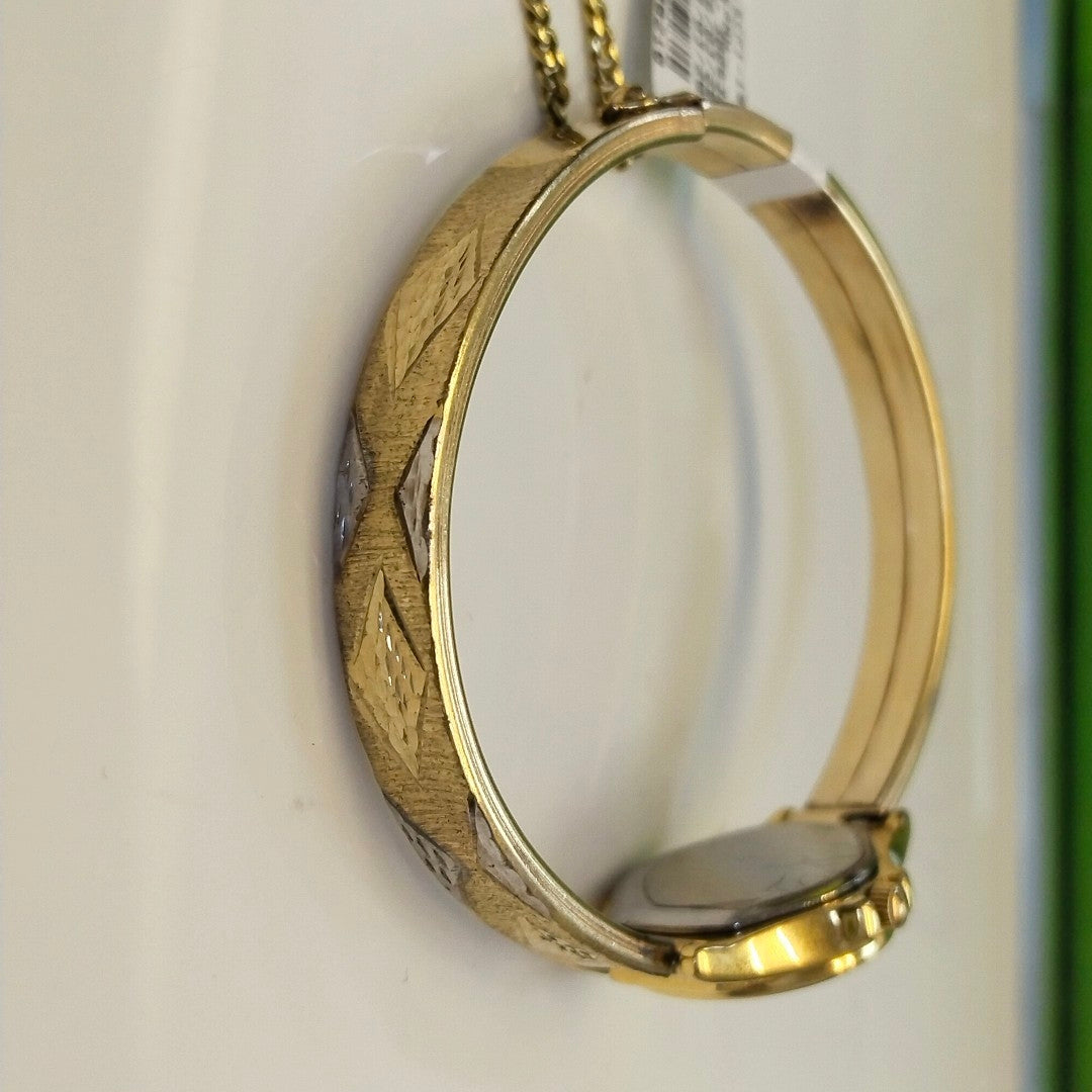 RELOJ CAJA ACERO PULSO ORO ORO 10 K 20.4 GRMS (SEMINUEVO)