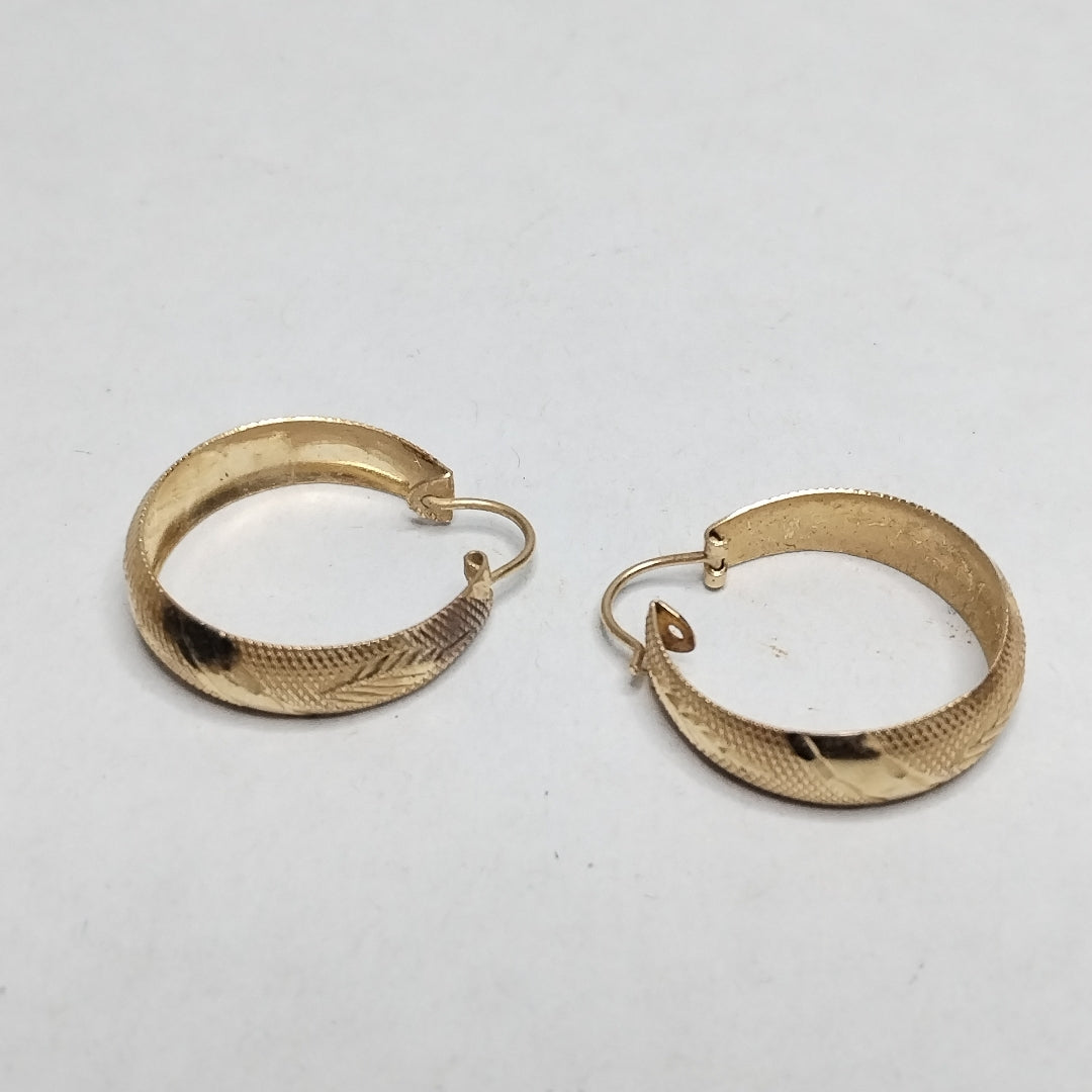 ARRACADAS PAR ORO 14 K 2,80 GRMS (SEMINUEVO)