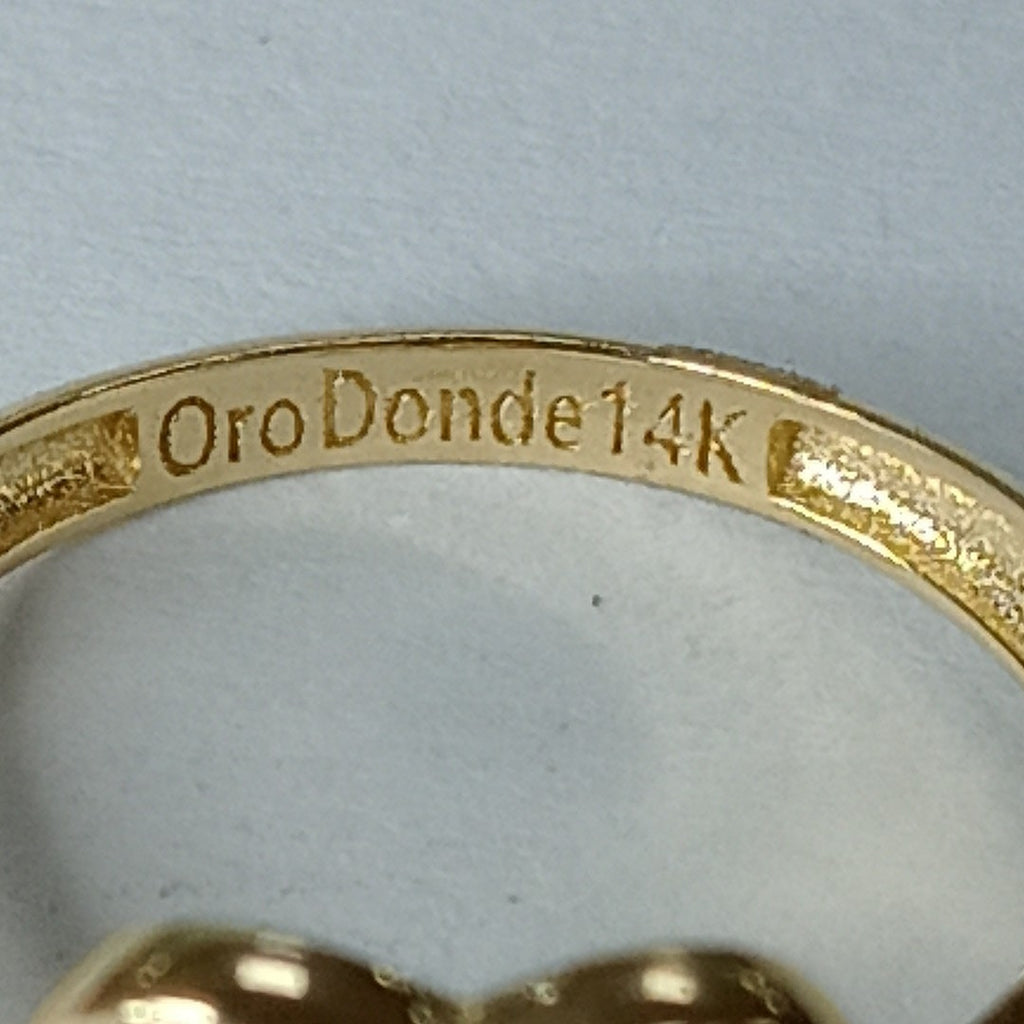 ANILLOS DAMA ORO 14K 2 (NUEVO)