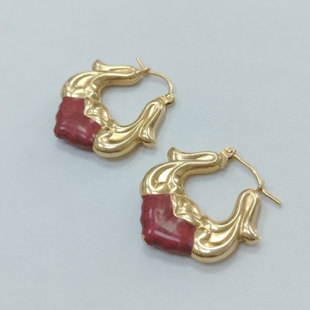 ARRACADAS PAR ORO 14 K 4,80 GRMS (SEMINUEVO)