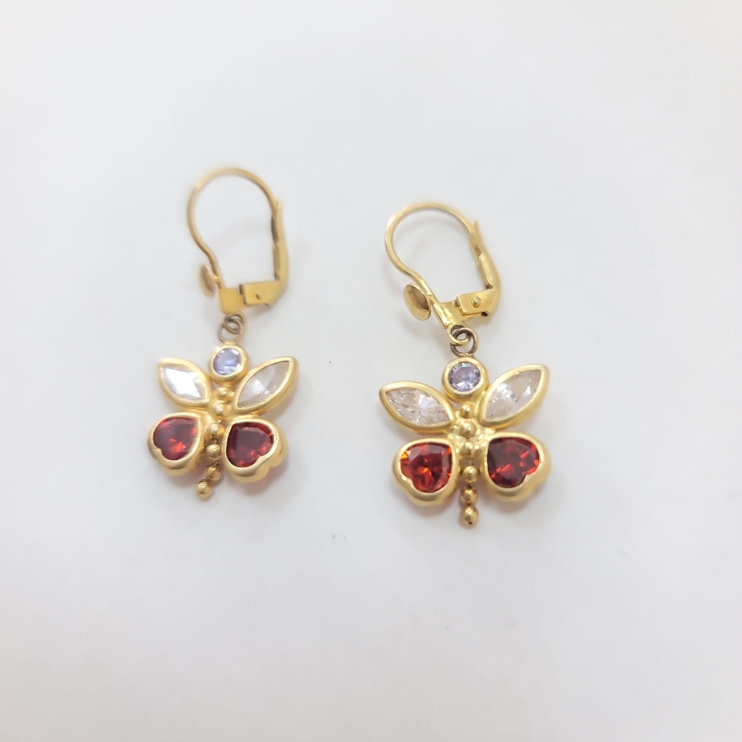 ARETES PAR ORO 14 K 5,20 GRMS (SEMINUEVO)