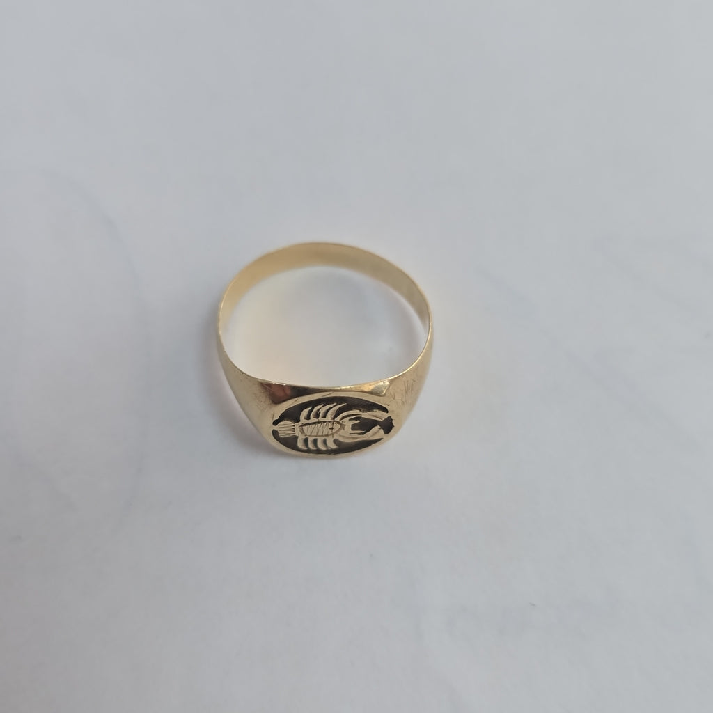 ANILLO ORO 14 K 3 GRMS (SEMINUEVO)