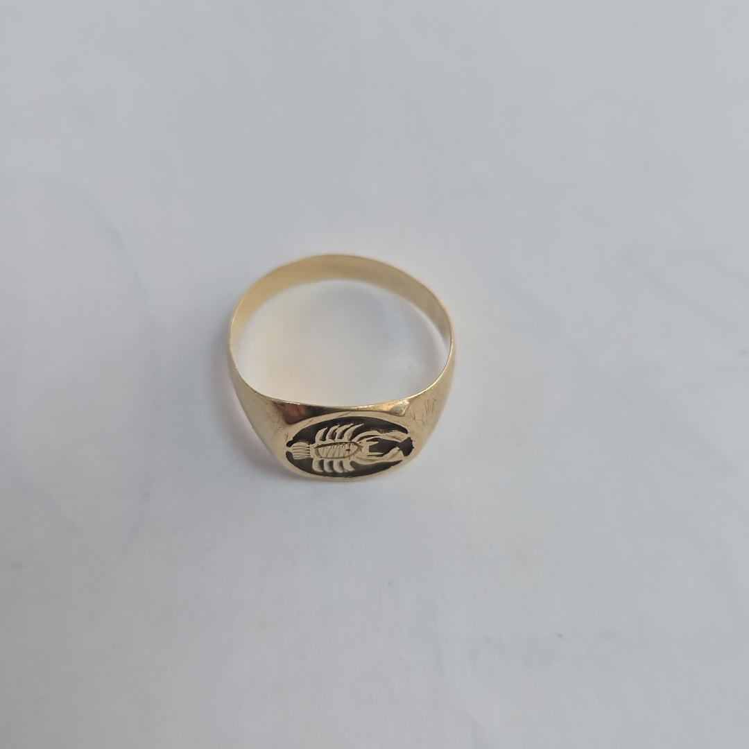 ANILLO ORO 14 K 3 GRMS (SEMINUEVO)