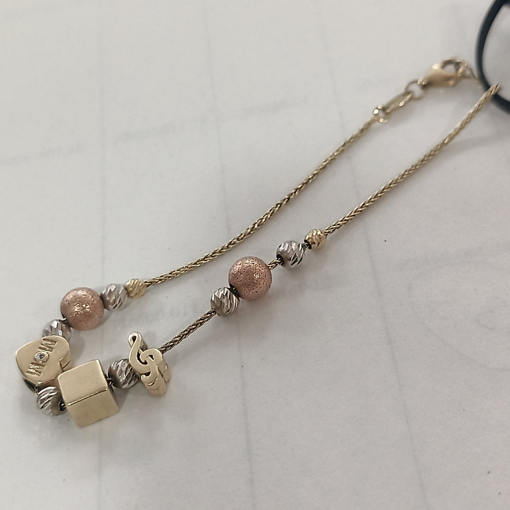 PULSERA ORO,ORO COMBINADO 10 K 4,40 GRMS (SEMINUEVO)
