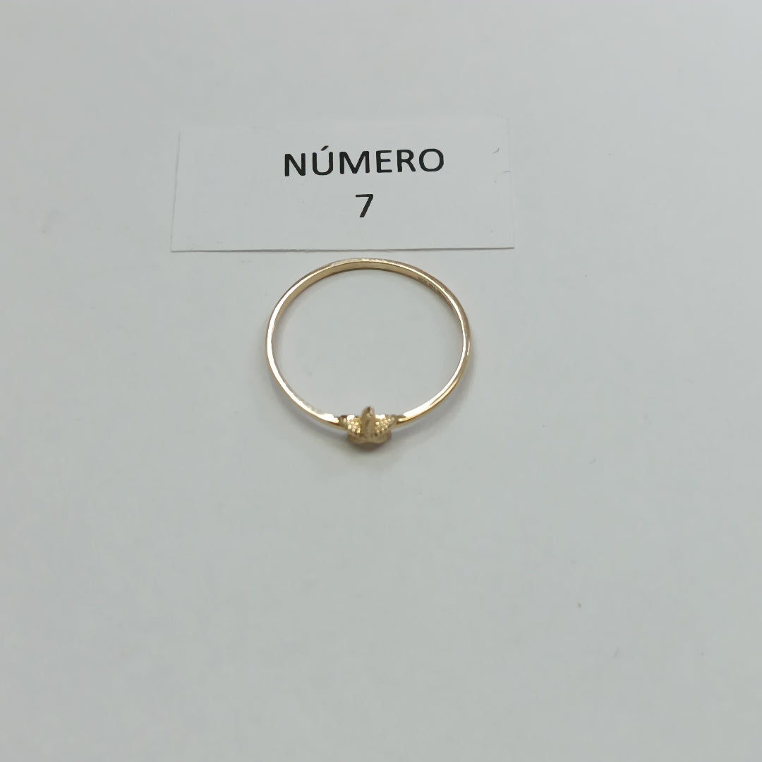 ANILLOS DAMA ORO 14K 0.8 (NUEVO)