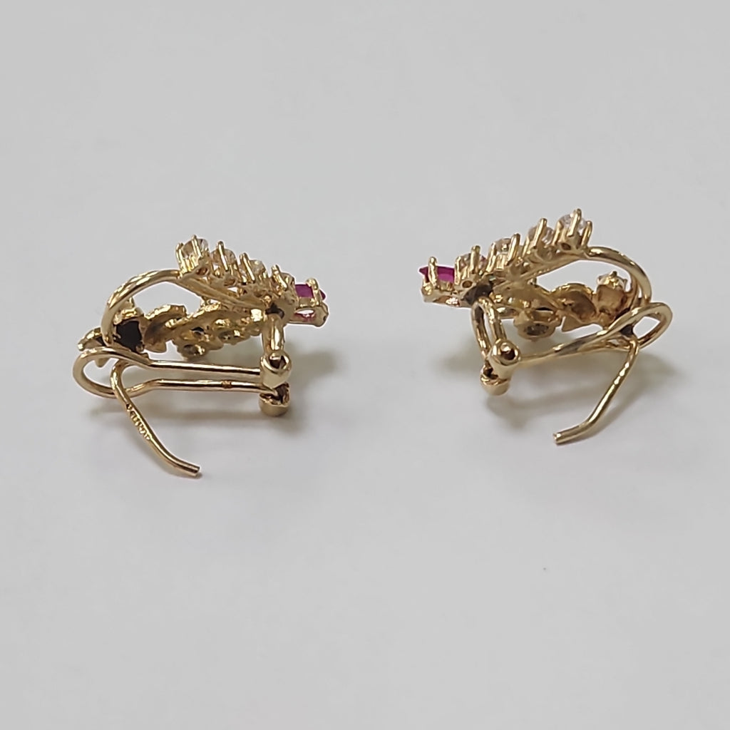 ARETES PAR ORO 10 K 3,80 GRMS (SEMINUEVO)