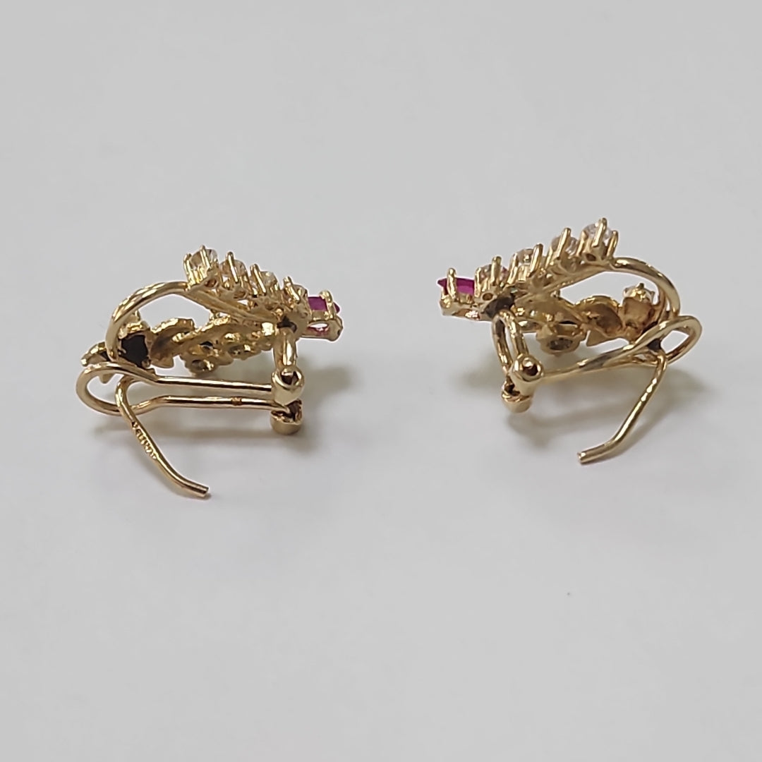 ARETES PAR ORO 10 K 3,80 GRMS (SEMINUEVO)