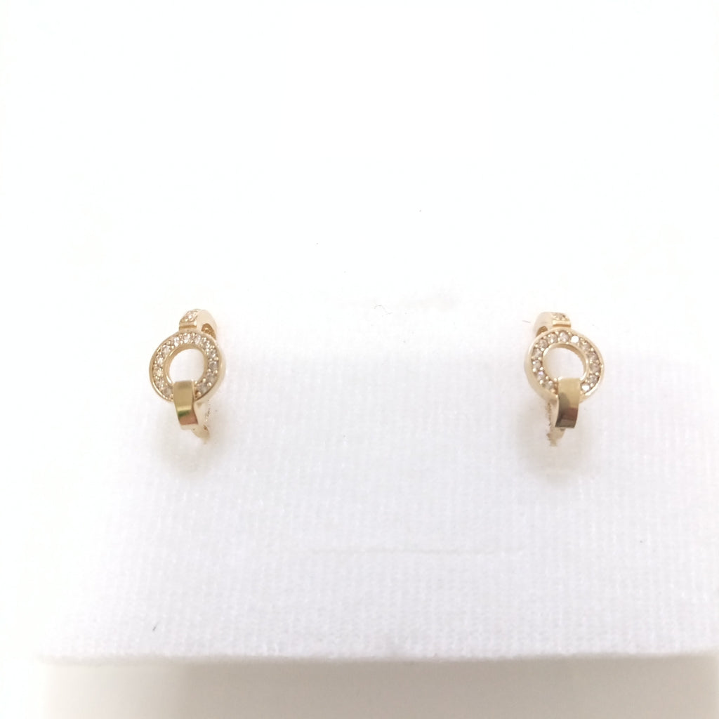 ARRACADAS PAR ORO 14 K 2.5 GRMS (SEMINUEVO)