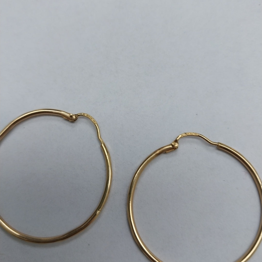 ARRACADAS PAR ORO 10 K 1.9 GRMS (SEMINUEVO)