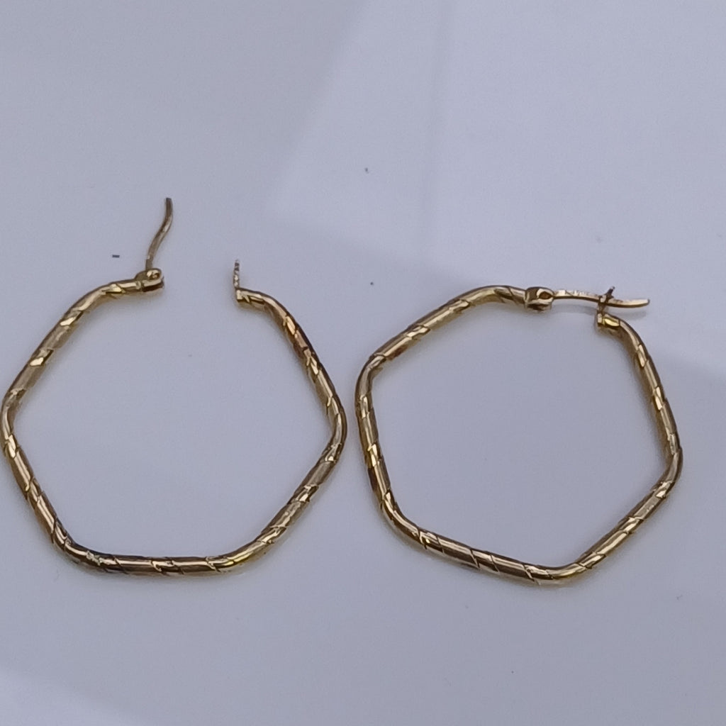 ARRACADAS PAR ORO 14 K 3,20 GRMS (SEMINUEVO)