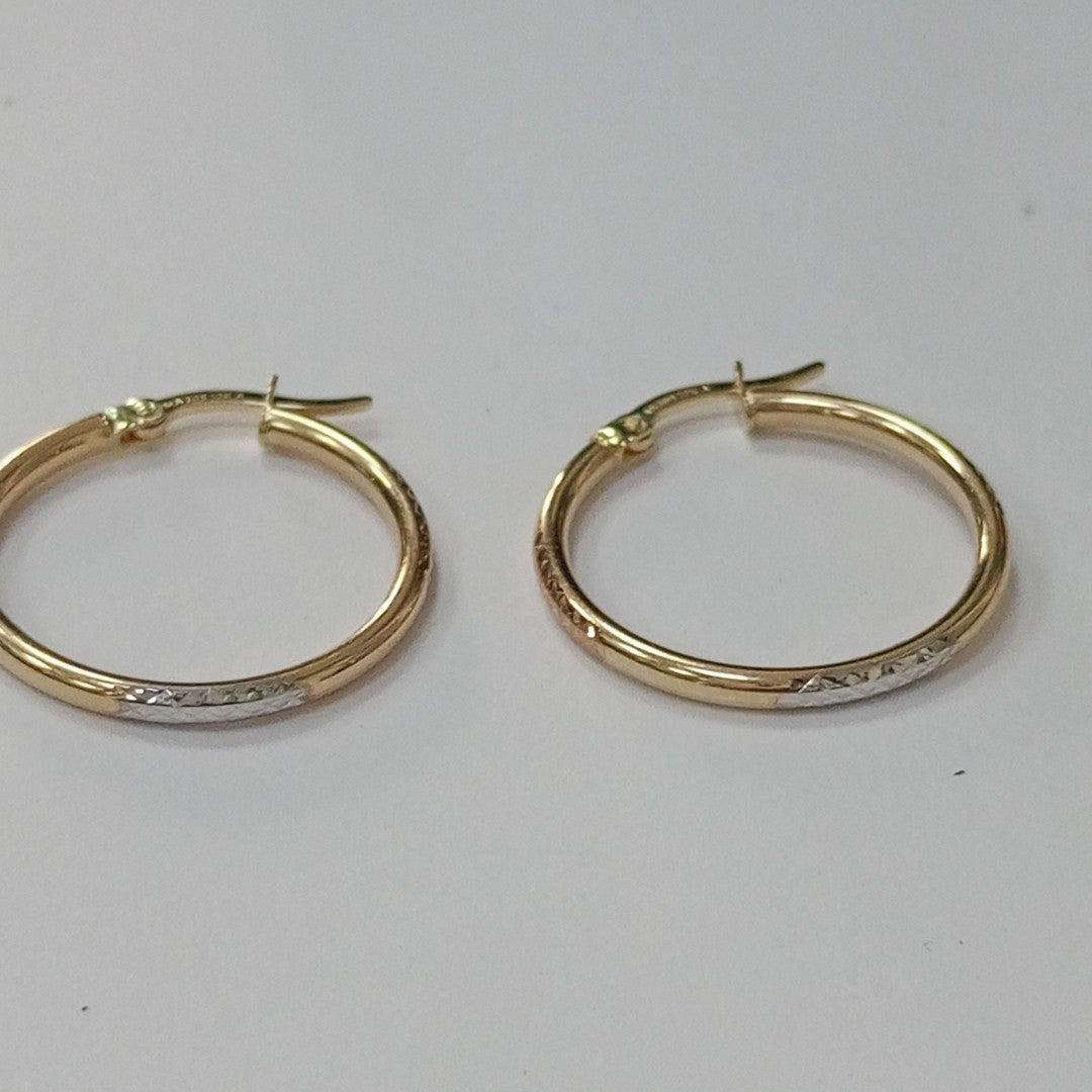 ARRACADAS ORO 10K 1.5 (NUEVO)