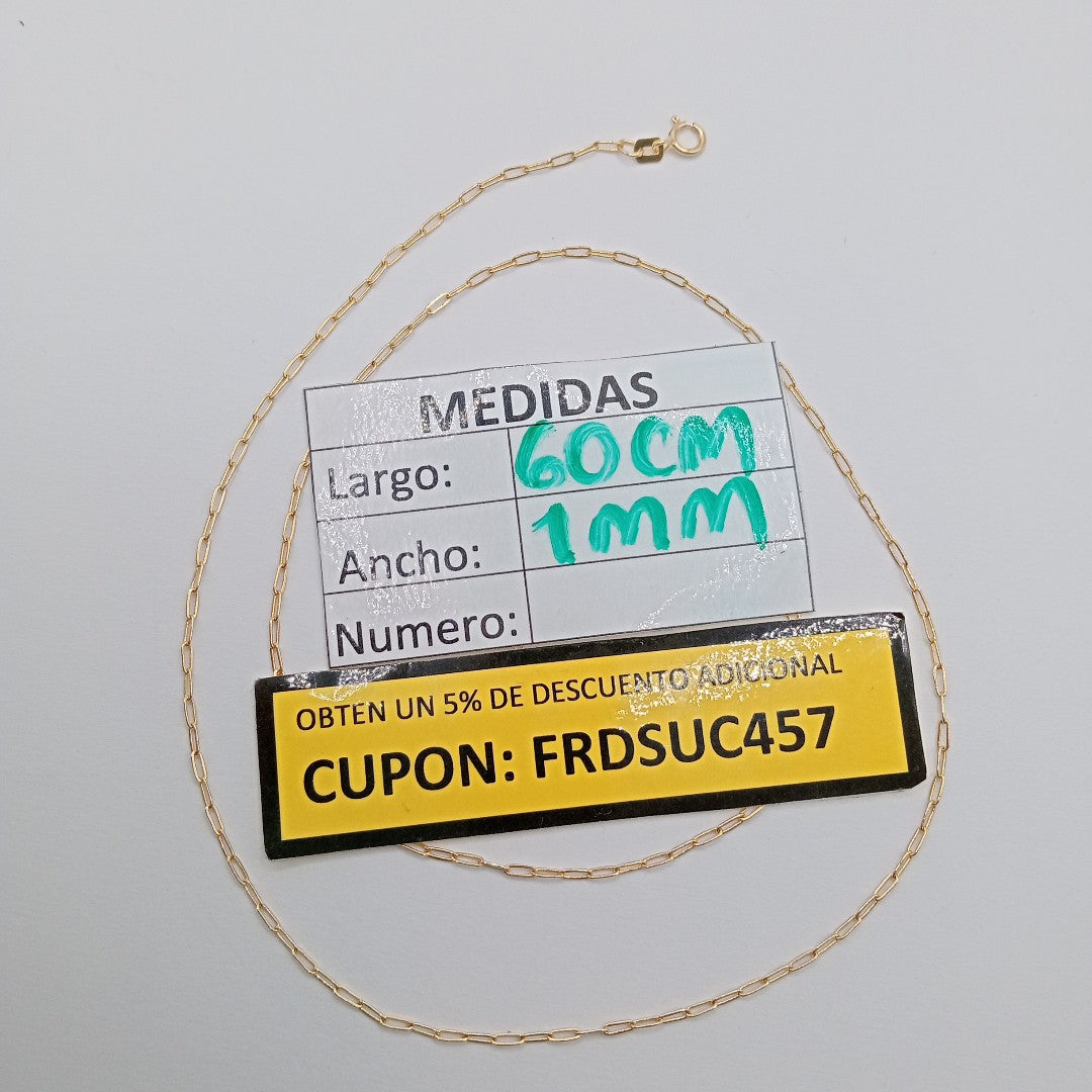 CADENAS ORO 14K 2.4 (NUEVO)