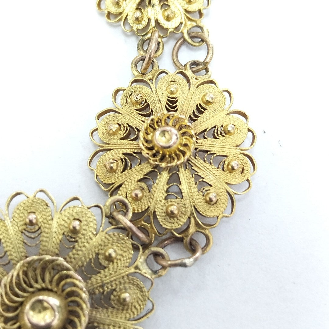 K1 10,70 GRMS 14 K ESPECIFICACIONES COMPLEMENTARIAS PULSERA TEJIDO ESPECIAL (SEMINUEVO)