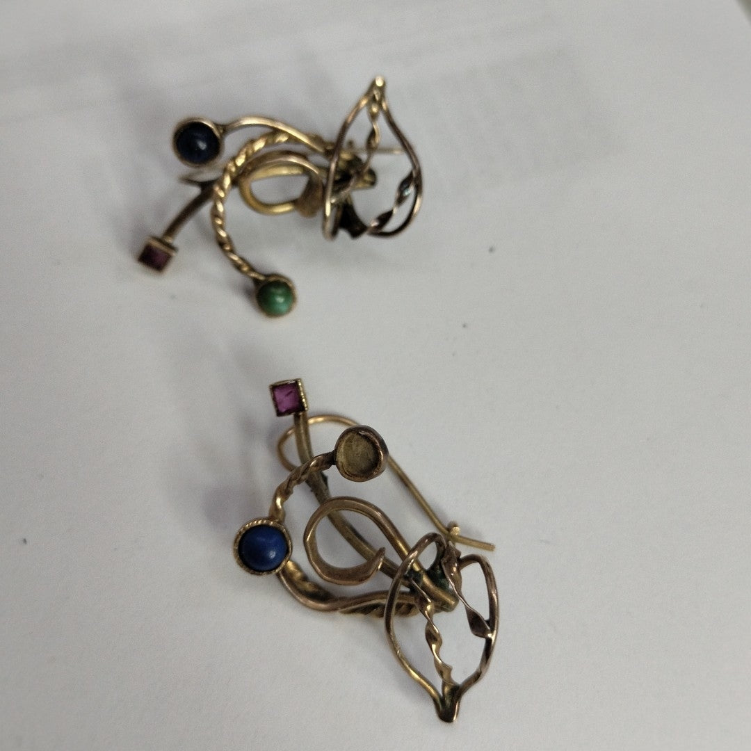 ARETES PAR ORO 8 K 5,10 GRMS (SEMINUEVO)