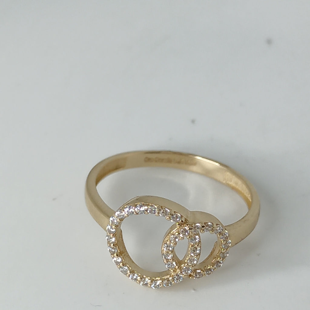 ANILLOS DAMA ORO 14K 2 (NUEVO)