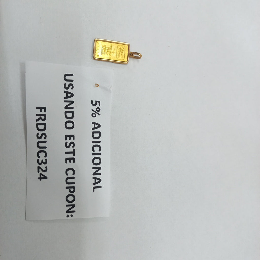 DIJE ORO 14 K 1,00 GRMS (SEMINUEVO)