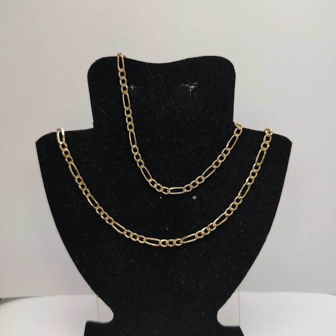 CADENA 3 X 1 5.91GR 50 CM 14K (NUEVO)